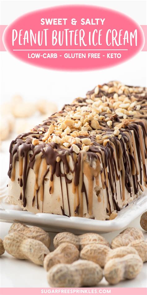 And that means i'm going to eat it whether i know how much sugar and fat is in it or not. Creamy Peanut Butter Ice Cream Cake ( Sugar-Free & Low Carb)