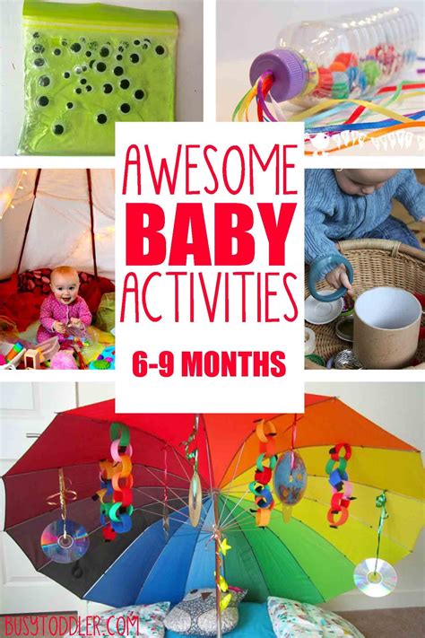 Easy Baby Activities 20 Plus Awesome Baby Activities For Ages 6 15