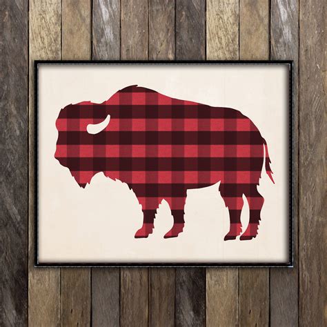 See more ideas about home decor, decor, home. Buffalo Print Rustic Home Decor Buffalo Plaid Rustic | Etsy