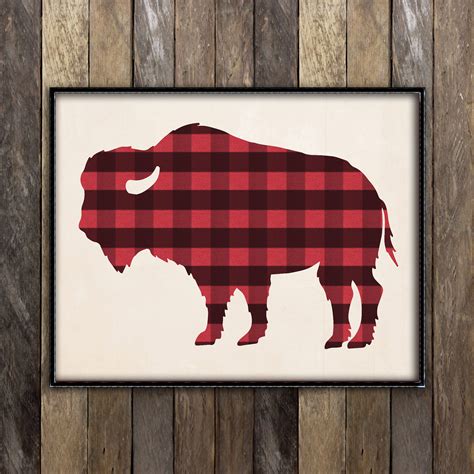 See more of rustic buffalo home décor, accents & artisan market on facebook. Buffalo Print Rustic Home Decor Buffalo Plaid Rustic | Etsy