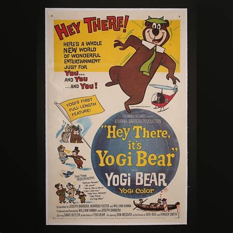 Hey There Its Yogi Bear 1964 Us One Sheet Poster Current Price £75