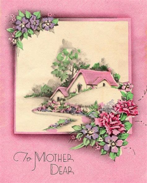 A Classic Collection Of Vintage Cards For Mothers Day Click