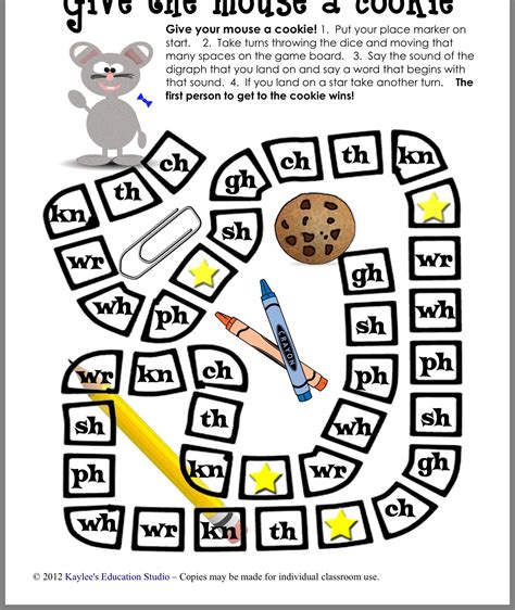 Pin By Suzanne Ratchford On Digraph Board Game Phonics Phonics Games