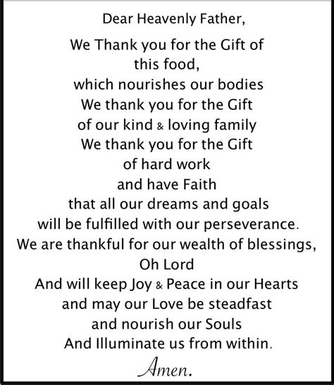 Thank you for your goodness, for warmth, light and food. Pin by Jenni Scott-Marciski on Words to live by | Mealtime ...