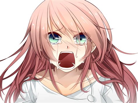 Crying Anime Character  Anime Images Cute Anime Girl Pfp Meme