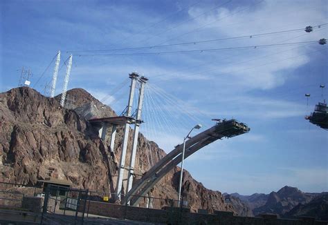 Construction Of The Hoover Dam Bypass Bridge 2 Photograph By Ed Friends