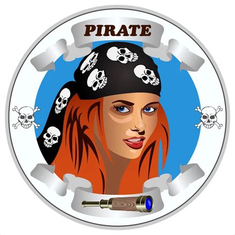 Pirate Woman Stock Vectors Royalty Free Pirate Woman Illustrations Depositphotos®