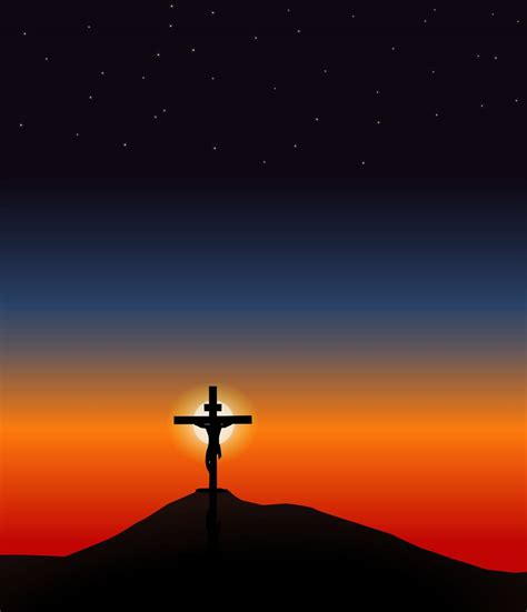 Jesus On The Cross Stock Image Vectorgrove Royalty Free Vector Images With Commercial License