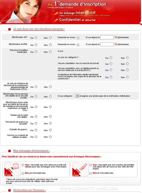 A votre disposition sur notre site un votre inscription en ligne s'en trouvera simplifiée : Comment s'inscrire a pole emploi