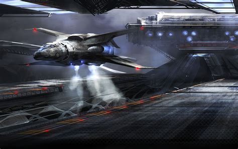 Download Sci Fi Spaceship HD Wallpaper