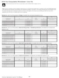 IRS Form 1040 Download Printable PDF or Fill Online Line 12a, Tax