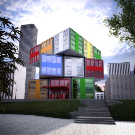 The Rubiks Cube Byarcheye Architects Современная архитектура