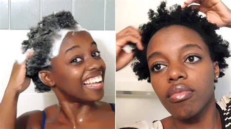 Advertisements for sheens and elixirs have somehow made shiny hair translate to healthy hair. Full Wash Day Routine On Short/TWA 4C Natural Hair - YouTube
