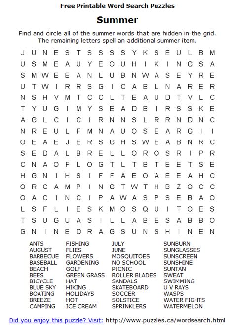 6 Best Images Of Hard Summer Word Search Printable Printable Summer