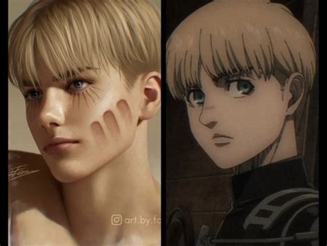 Realistic Armin In 2022 Armin Attack On Titan Fanart Attack On