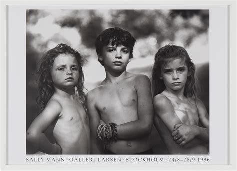 A Sally Mann Poster From The First European Gallery Exhibition At Gallery Christian Larsen