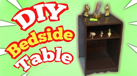 Diy Bedside Table Youtube