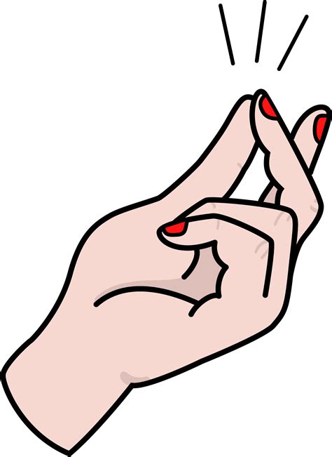 Snapping Fingers Finger Clipart Snap Png Download Full Size
