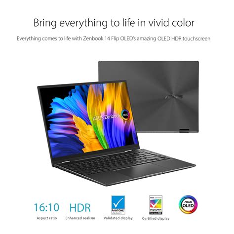 Buy Asus Zenbook 14 Flip Oled Ultra Slim Laptop 14” Wqxga 1610 Oled