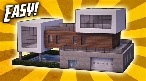 The dark textures meeting the light ones create an exciting and an absolute enjoyable view for the eyes. Minecraft: How To Build A Modern Mansion House Tutorial ...