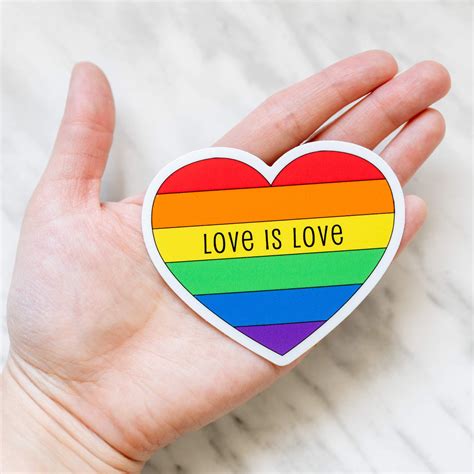 Love Is Love Lgbtq Pride Vinyl Stickers Crazy Crafty Chick Club