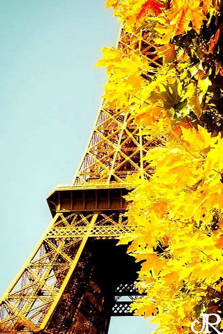 Eiffel Tower Paris In Autumn Tour Eiffel I Love Paris