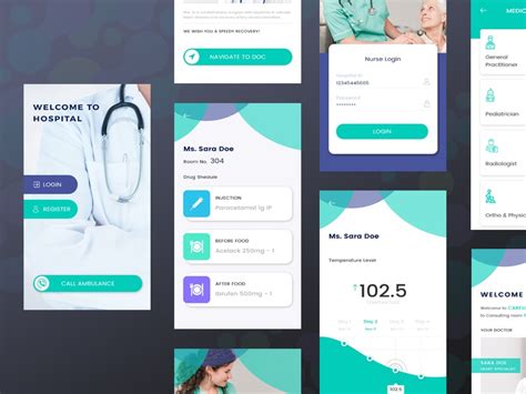 Top medical mobile apps in 2021. Health Care App by Dineshbabuji on Dribbble
