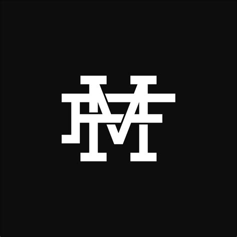 Mf Logo Typography Logo Logo Fonts Alphabet Letters Design