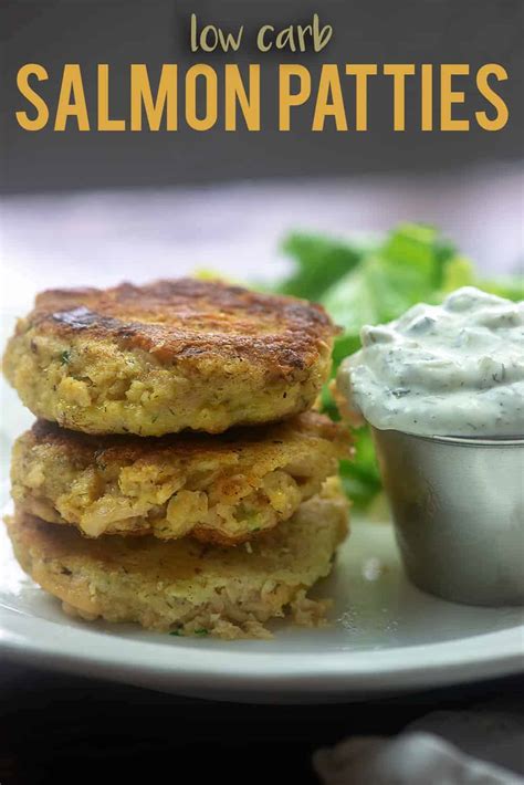 The Easiest Low Carb Salmon Patties From