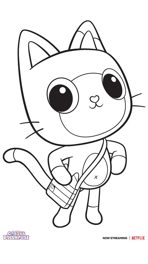 Coloring page blaze and the monster machines gabby. CatRat Coloring Page | GABBY'S DOLLHOUSE in 2021 | Doll ...
