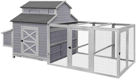 Morgete Extra Large Chicken Coop Wooden Hen House For 8 10 Chickens