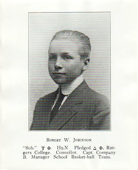 Young Robert Wood Johnson Joins The Company Kilmer House