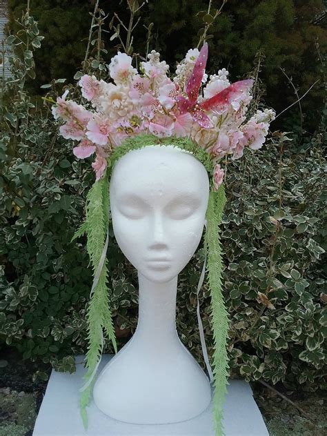 Ready To Ship Spring Fairy Headpiece Fairy Headband Fairy Wing