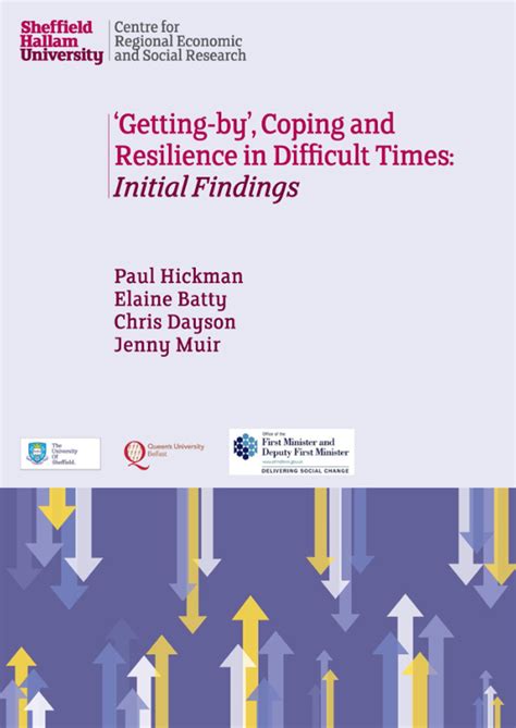 Getting By Coping And Resilience In Difficult Times Initial Findings