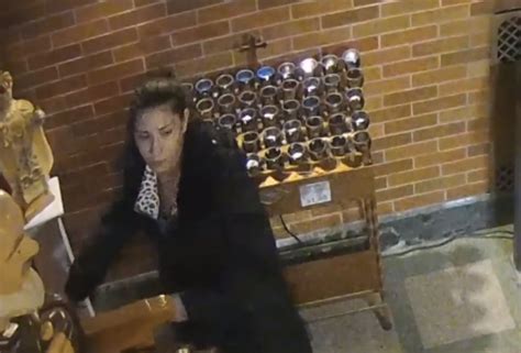 church security cam catches woman stealing cash but it s the priest s reaction that s turning