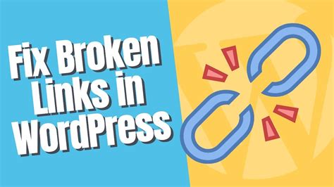 How To Easily Find And Fix Broken Links In WordPress YouTube