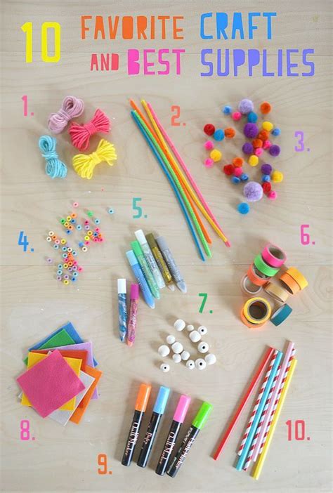 My 10 Favorite Craft Supplies For Kids Craft Kits For Kids Kids