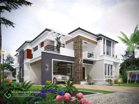 House Design Plan 95x14m With 5 Bedrooms Style Modern Bungalow House