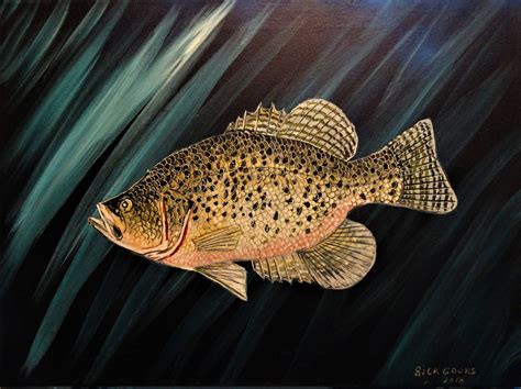 A Painting Of A Fish In The Water