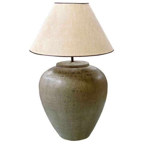 7 reviews rated 4.9 out of 5 stars. Very Large Grey Earthenware Lamp at 1stdibs