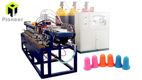 Automatic Three Components Polyurethane Foam Earplug Making Production