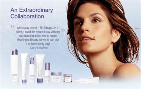 Meaningful Beauty Is An “advanced Anti Aging System” With Cindy Crawford As Its Spokeswoman