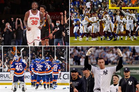 The Best And Worst New York Sports Moments Of 2021 Pedfire