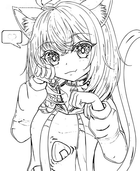 Update 79 Anime Cats Coloring Pages Latest Vn