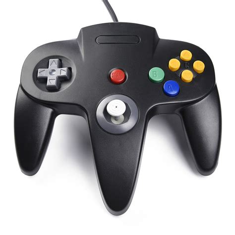 For N64 Controller Joystick Console Games Retro Wired Classic Usb