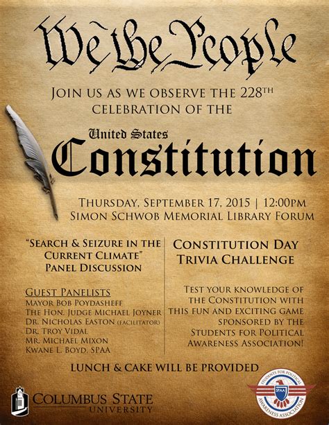 Csu Libraries Join Us For Constitution Day On Thursday Sep 17