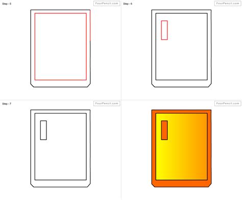 How To Draw A Fridge Step By Step At How To Draw