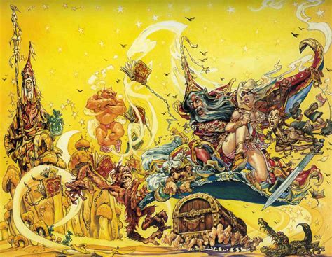 Sourcery Terry Pratchett Discworld Fantasy Artist Science Fiction Art