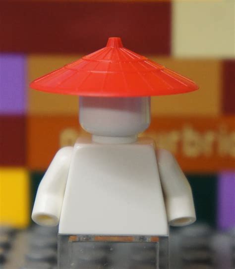 Lego 93059 Red Conical Asian Hat For Sensei Wu Minifigure ~pickourbricks