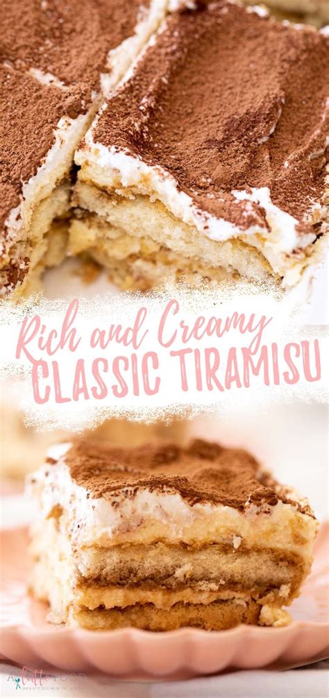 This Classic Tiramisu Recipe Is Made Without Raw Eggs Its Layers Of Espresso Soaked